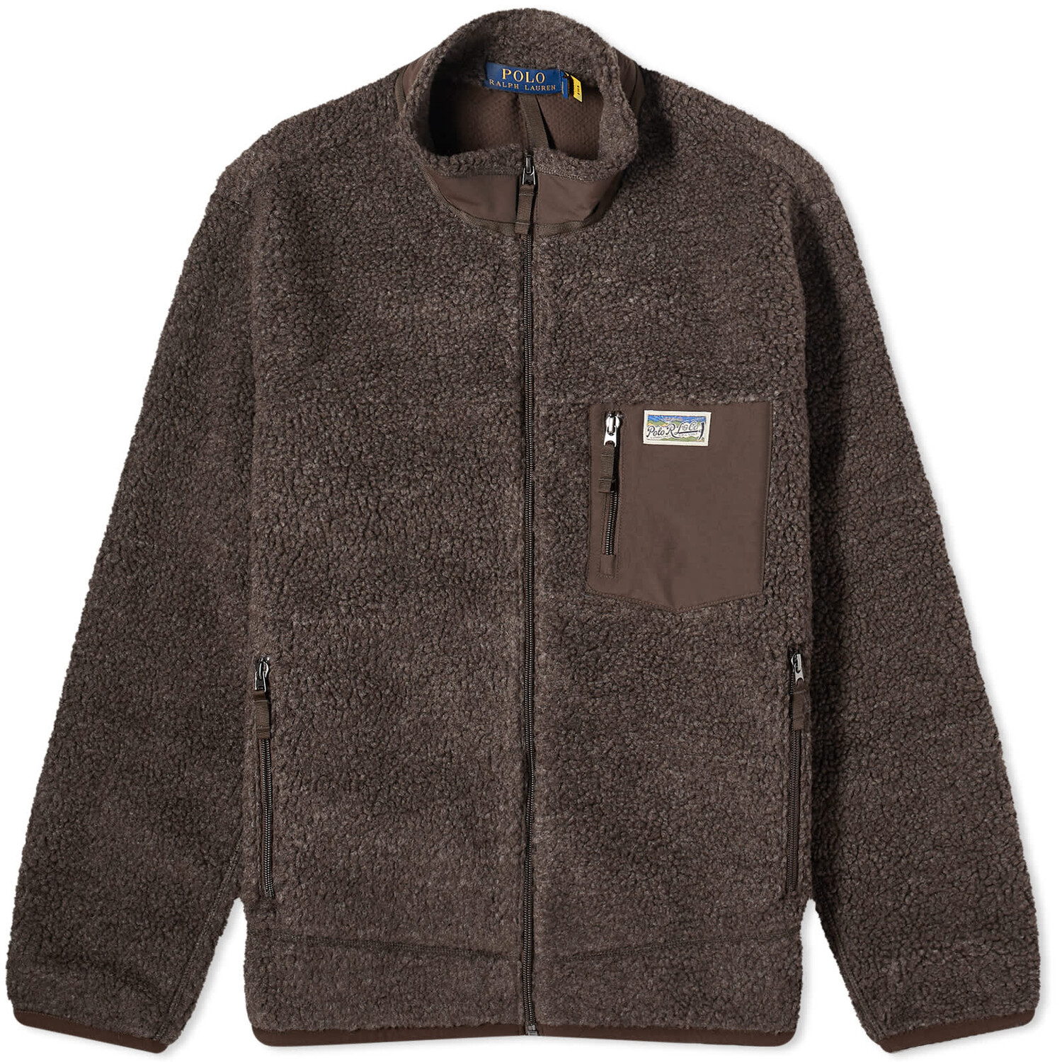 

Куртка Polo Ralph Lauren High Pile Fleece, цвет Dark Beech Marl