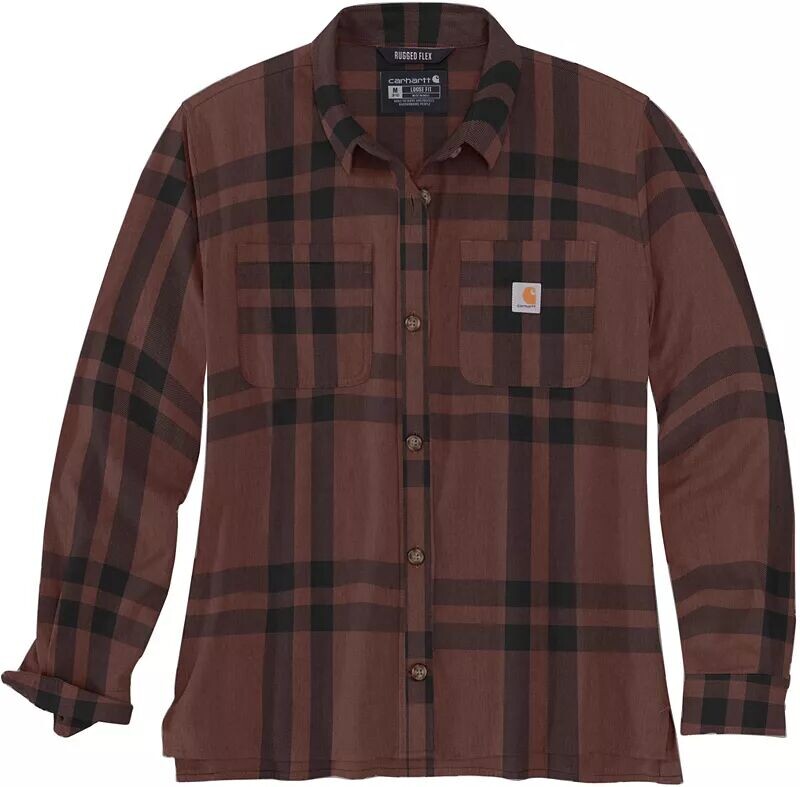 

Женская фланелевая рубашка Carhartt средней плотности