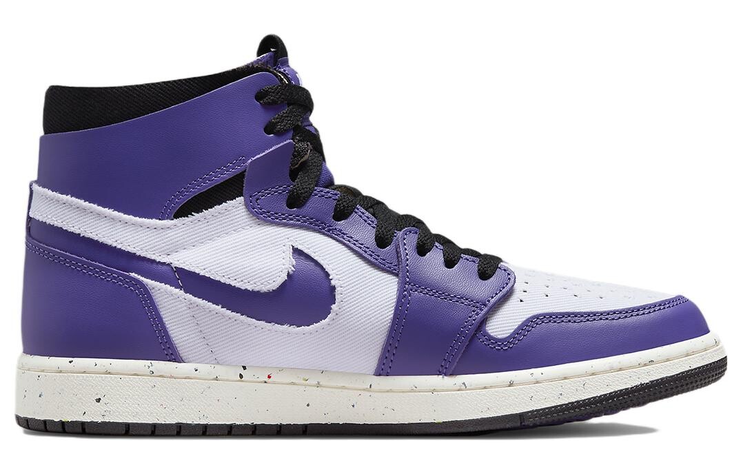 

Кроссовки мужские Jordan Air Jordan 1 Vintage баскетбольные, белый / фиолетовый