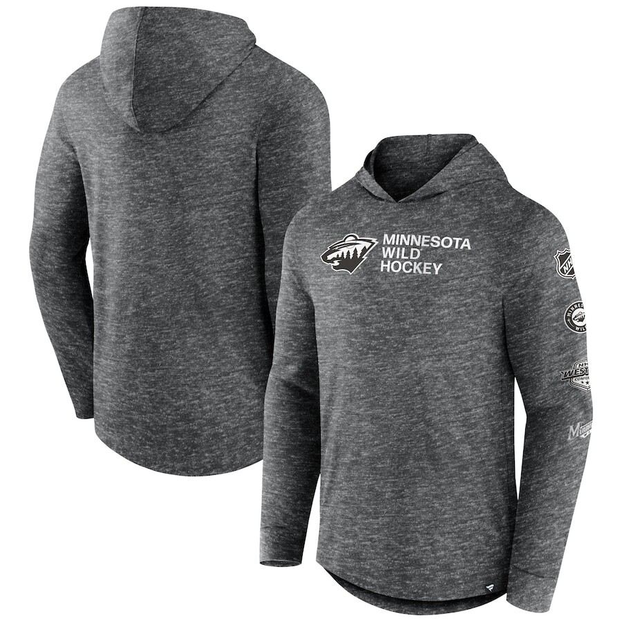 

Толстовка Fanatics Branded Minnesota Wild, угольный