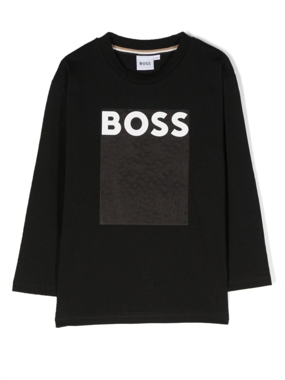 

BOSS Kidswear футболка с длинными рукавами, черный