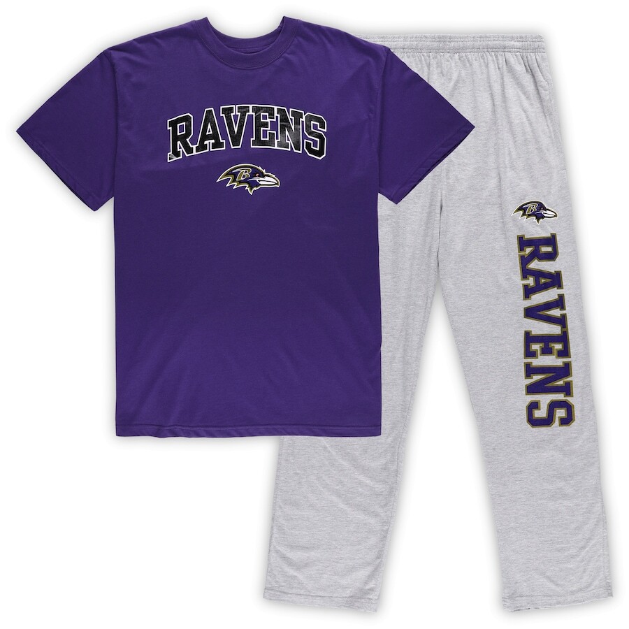 

Пижамный комплект Concepts Sport Baltimore Ravens, серый