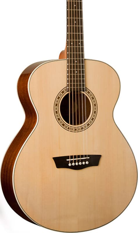 Акустическая гитара Washburn Harvest Series G7S Grand Auditorium Acoustic Guitar, Natural