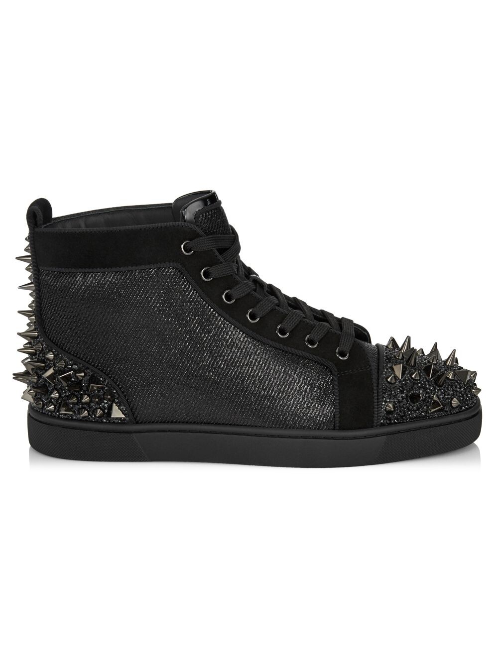 

Lou Pik Кожаные кроссовки Pik 2 Strass Orlato Christian Louboutin, черный
