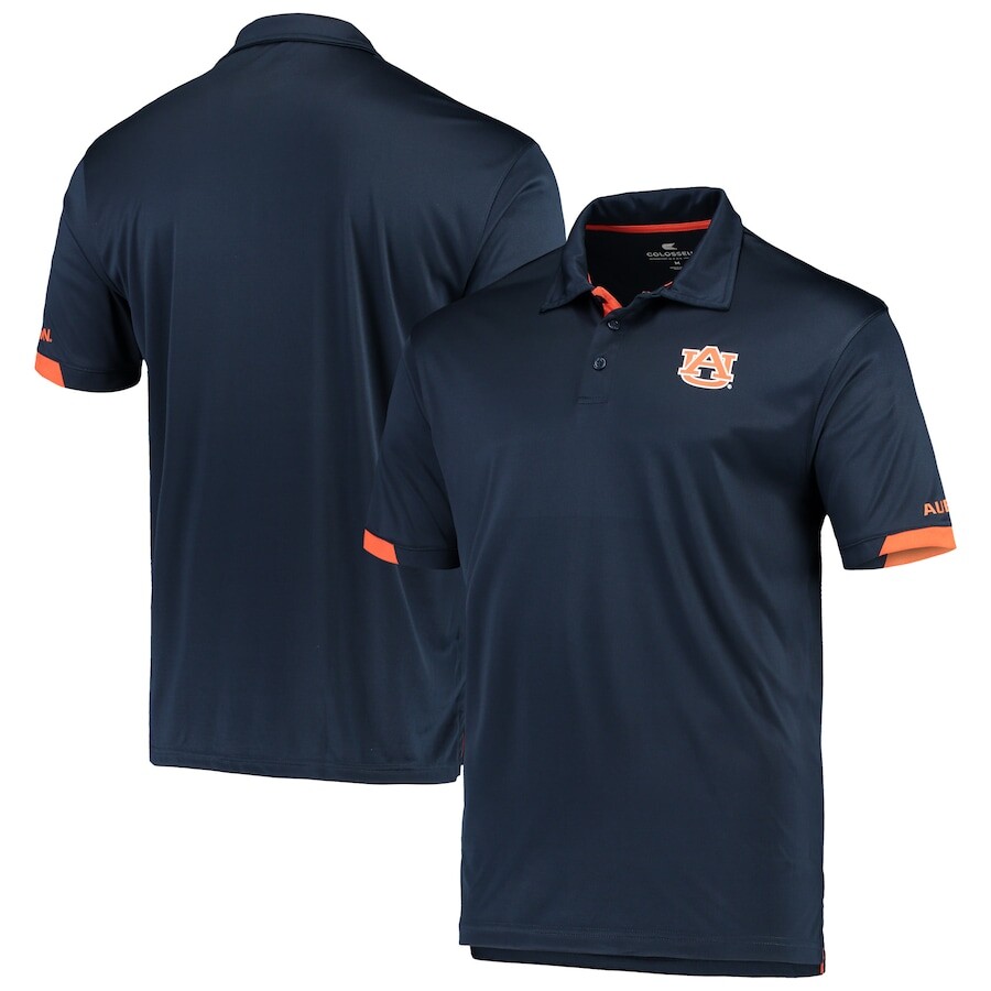 

Поло с коротким рукавом Colosseum Auburn Tigers, нави