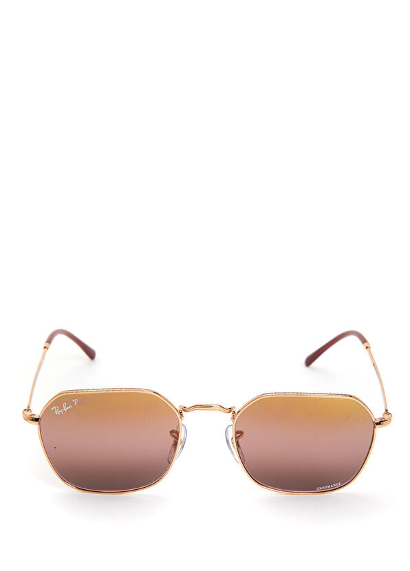 

Мужские солнцезащитные очки геометрической формы Ray-Ban, розовый