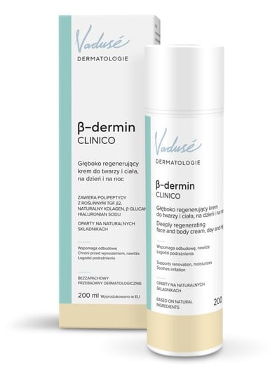

Дермин, Глубоко регенерирующий крем для лица и тела Clinco Vadusé Dermatologie, β-