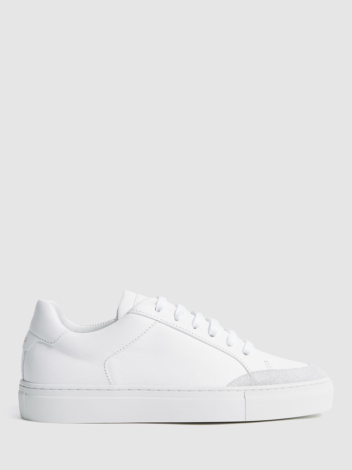 

Кожаные низкие кеды Reiss Ashley, белые