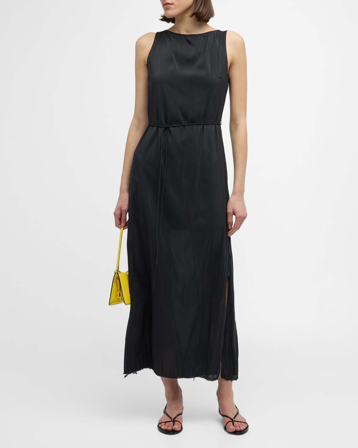 

Платье макси The Lou с открытой спиной из коллаборации с Sofia Richie Grainge Solid and Striped, цвет Noir