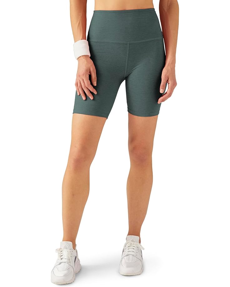 цена Шорты Beyond Yoga Spacedye High Waisted Biker Shorts, цвет Storm Heather