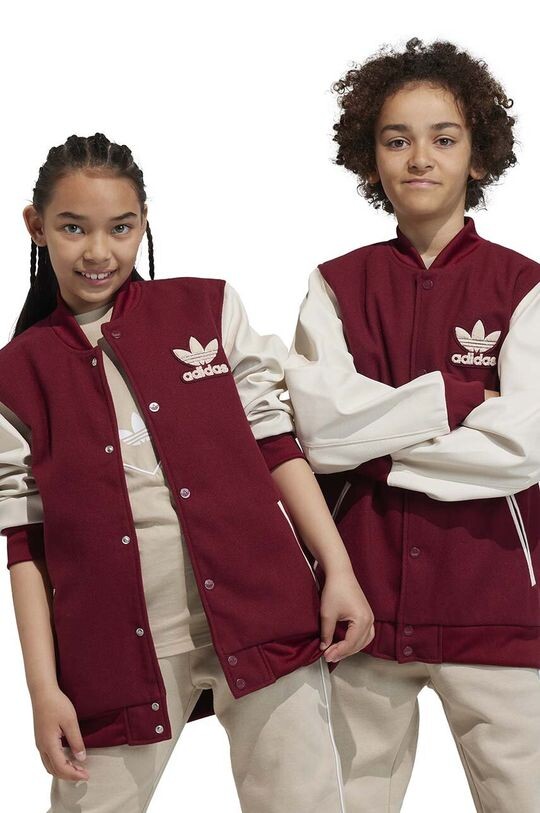 

Детский бомбер adidas Originals, красный
