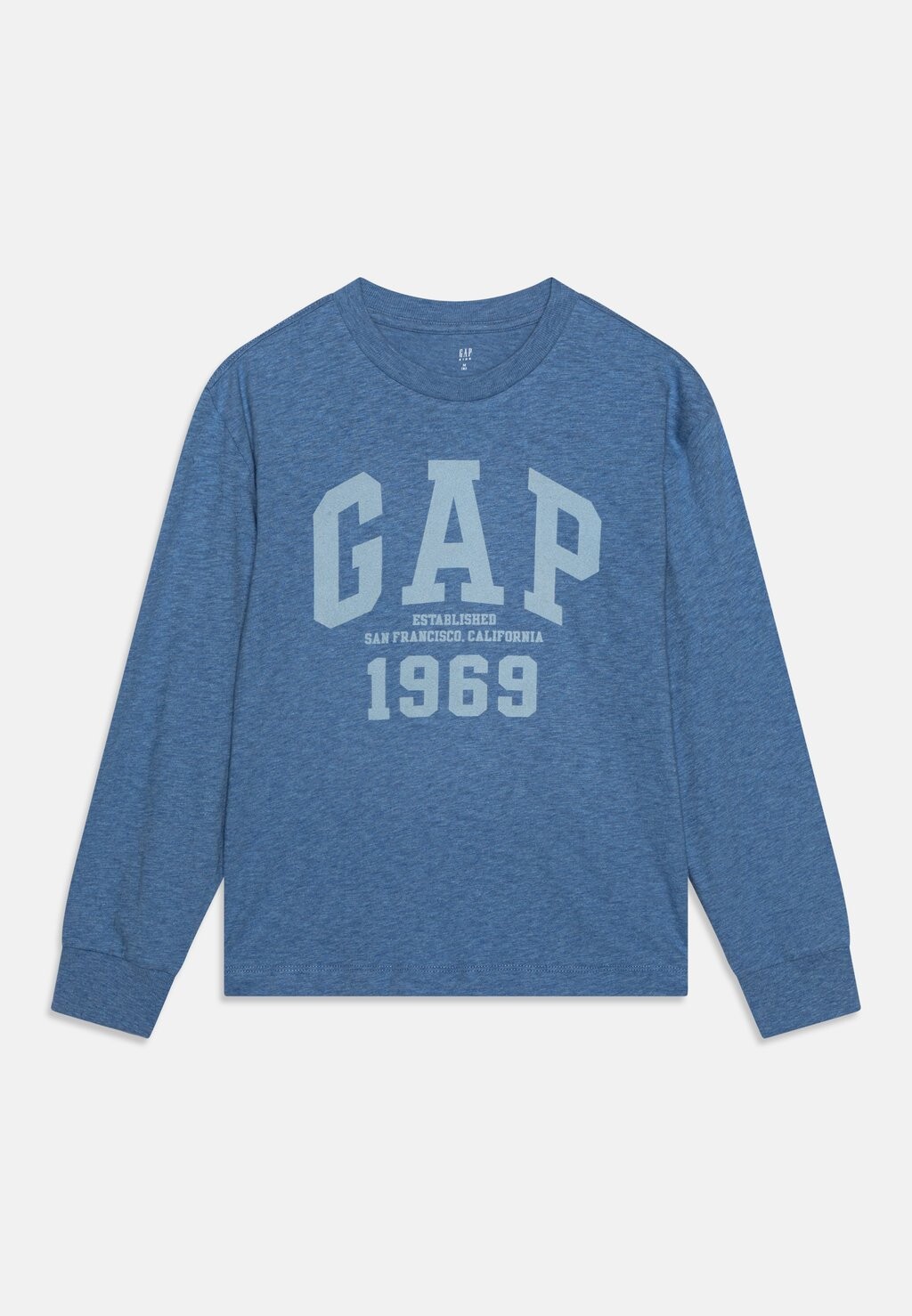 Топ с длинными рукавами TEE BOYS GAP, цвет blue heather