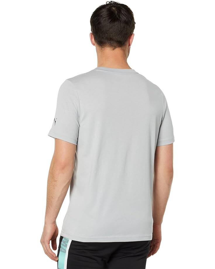 

Футболка PUMA Mercedes AMG Petronas Essentials Car Graphic Tee, цвет Mercedes Team Silver