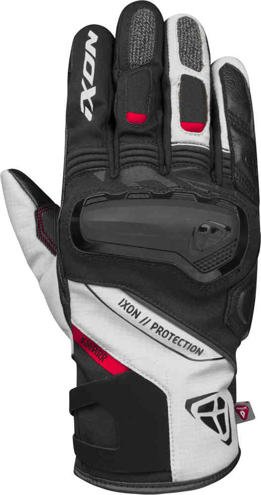 Водонепроницаемые зимние мотоциклетные перчатки Pro Knarr Ixon, черный/белый/красный