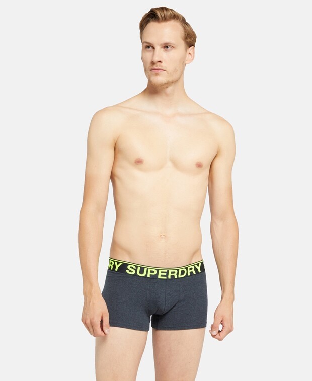 

Шорты-боксеры, комплект из 3 шт. Superdry, индиго