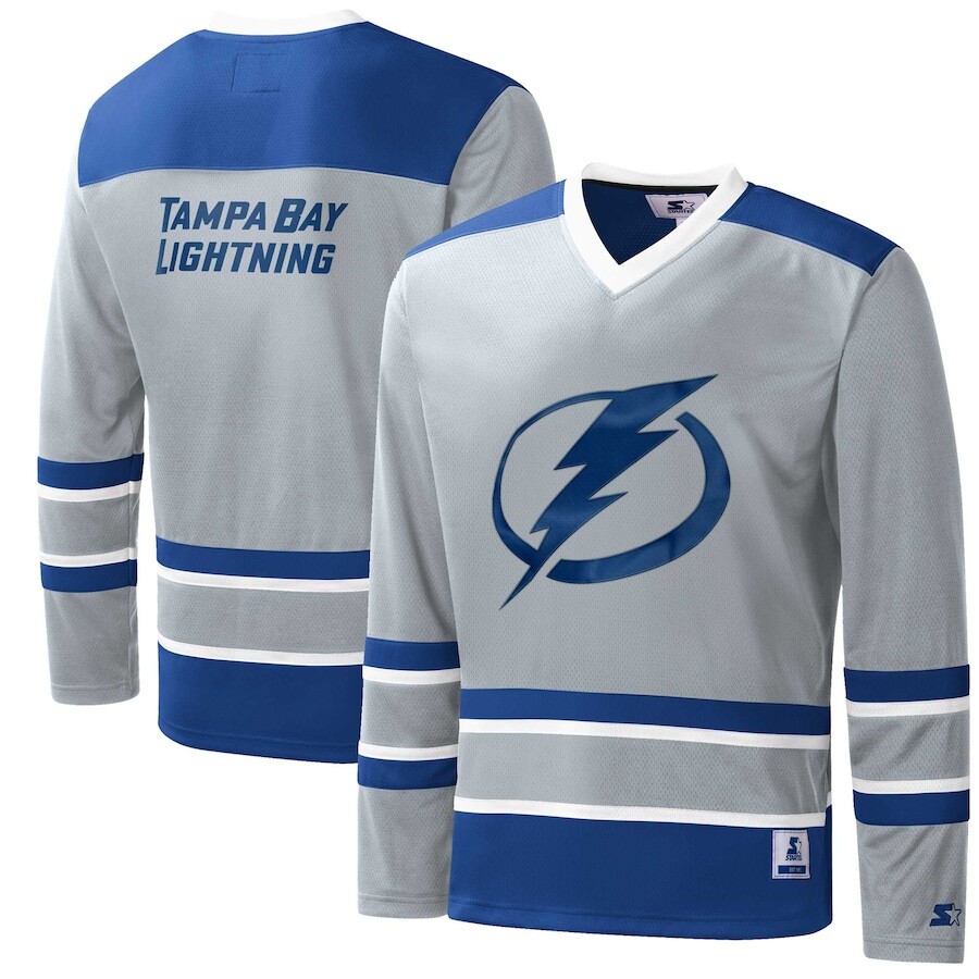 

Футболка с длинным рукавом Starter Tampa Bay Lightning, серый