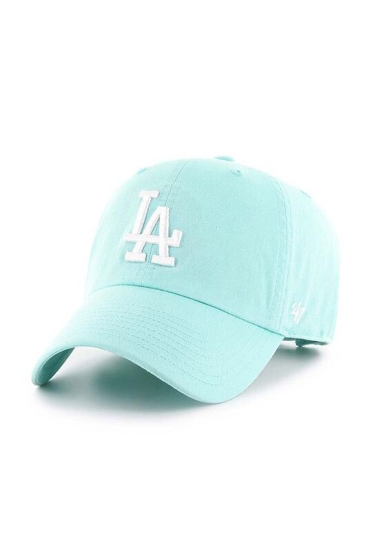 

Хлопковая бейсболка MLB Los Angeles Dodgers 47brand, бирюзовый