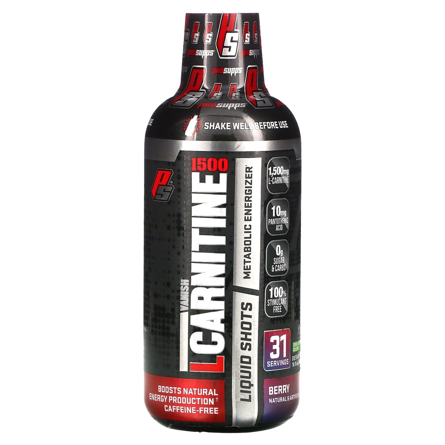 

L-карнитин 1500, ягодный вкус, 1500 мг, 473 мл (16 жидк. унций), ProSupps