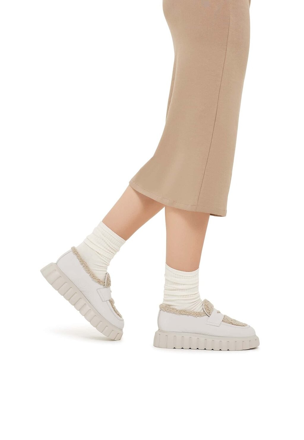 

Слипоны Grenelle Mok Voile Blanche, цвет creme weiß