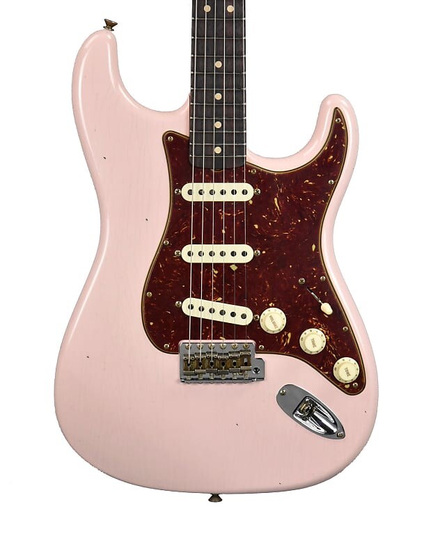 

Электрогитара Fender Custom Shop 63 Stratocaster Journeyman Relic in Shell Pink R132881