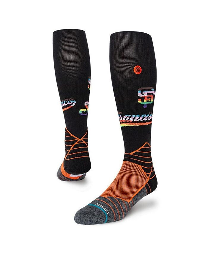 

Мужские носки поверх икры San Francisco Giants Pride Diamond Pro черного и оранжевого цвета Stance, черный
