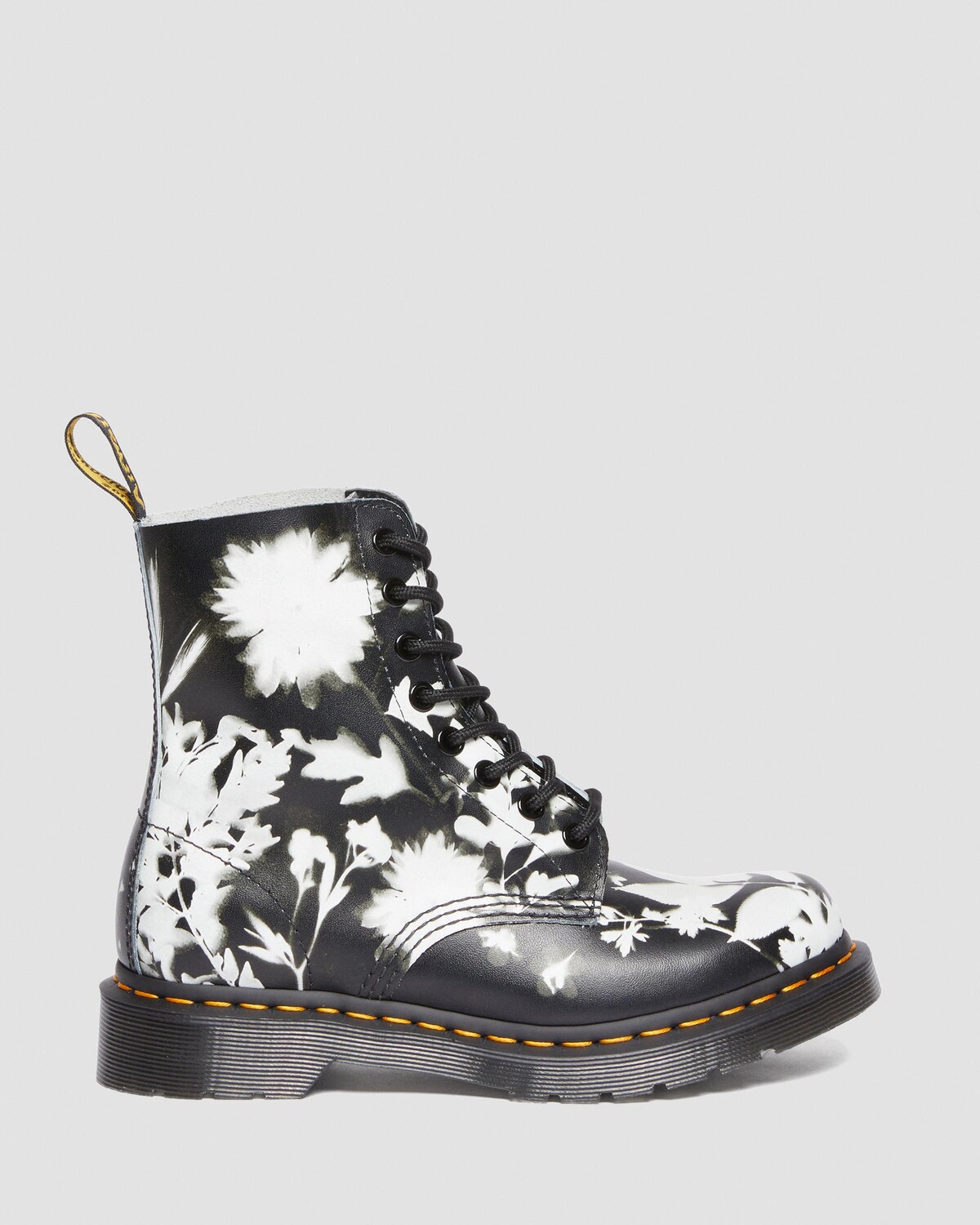 

Кожаные ботинки на шнуровке 1460 Pascal с цветочным принтом Shadow Dr. Martens