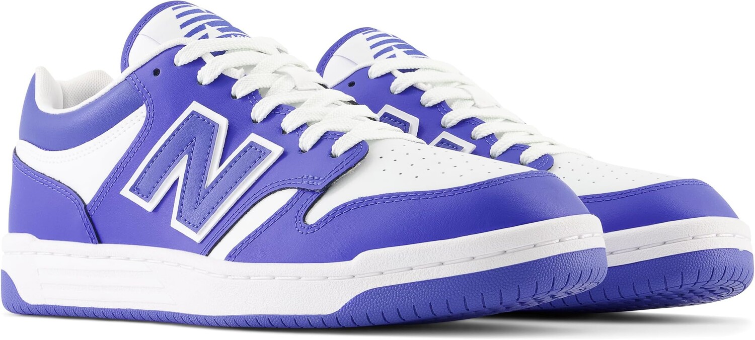

Кроссовки BB480L v1 New Balance, цвет White/Marine Blue