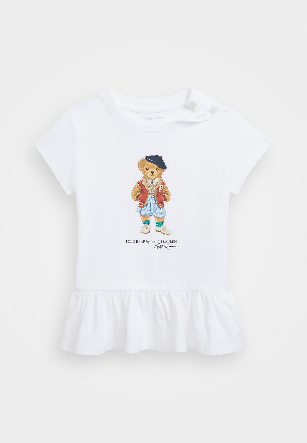 

Футболка с принтом BABY BEAR TEE Polo Ralph Lauren, цвет white