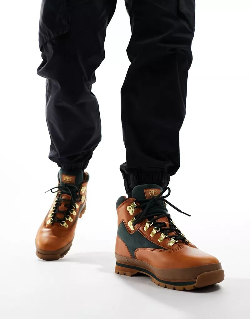 

Походные ботинки Timberland Euro Hiker из коричневой натуральной кожи