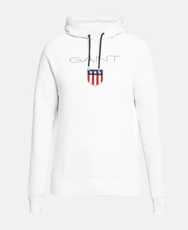 

Толстовка с капюшоном Gant, белый
