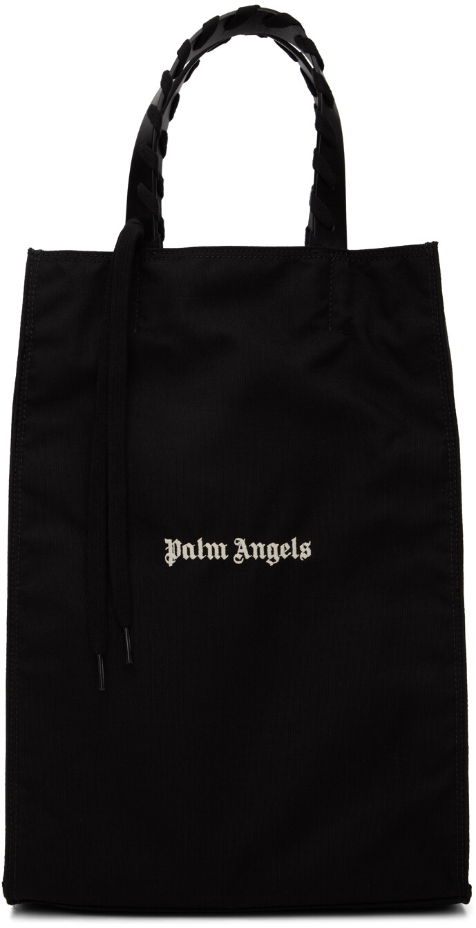 

Черная сумка-тоут с логотипом Palm Angels
