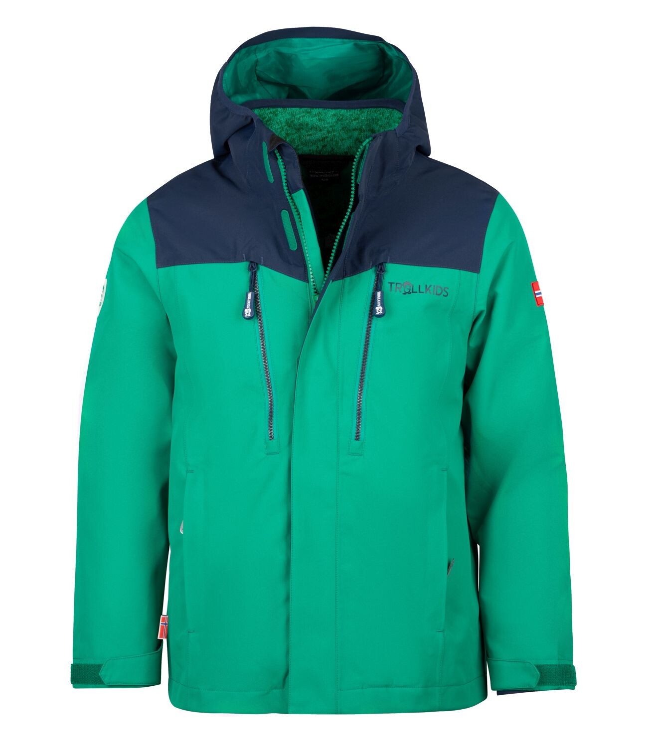 

Функциональная куртка Trollkids 3 in 1 Preikestolen, цвет Pfeffergrün/Marineblau