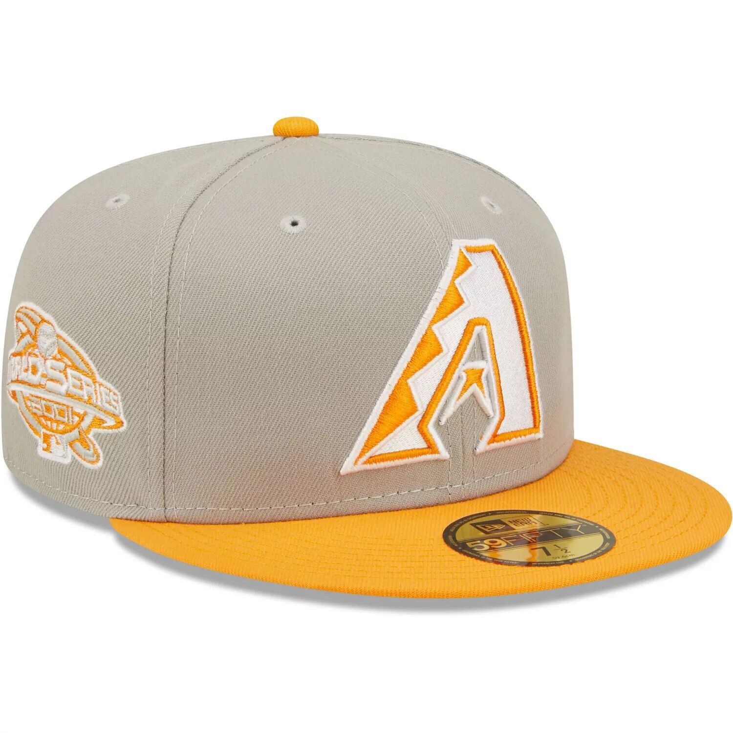 

Мужская шляпа New Era серого/оранжевого цвета Arizona Diamondbacks 2001 World Series Cooperstown Collection Undervisor 59FIFTY