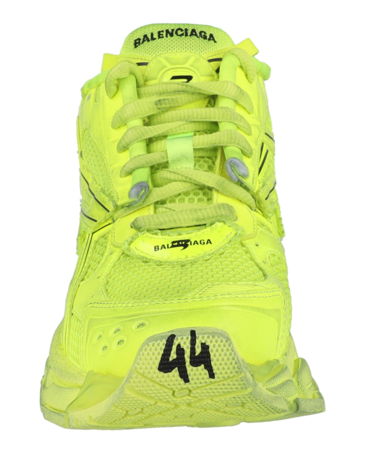 

Двухцветные кроссовки Runner Balenciaga, цвет Bright Green