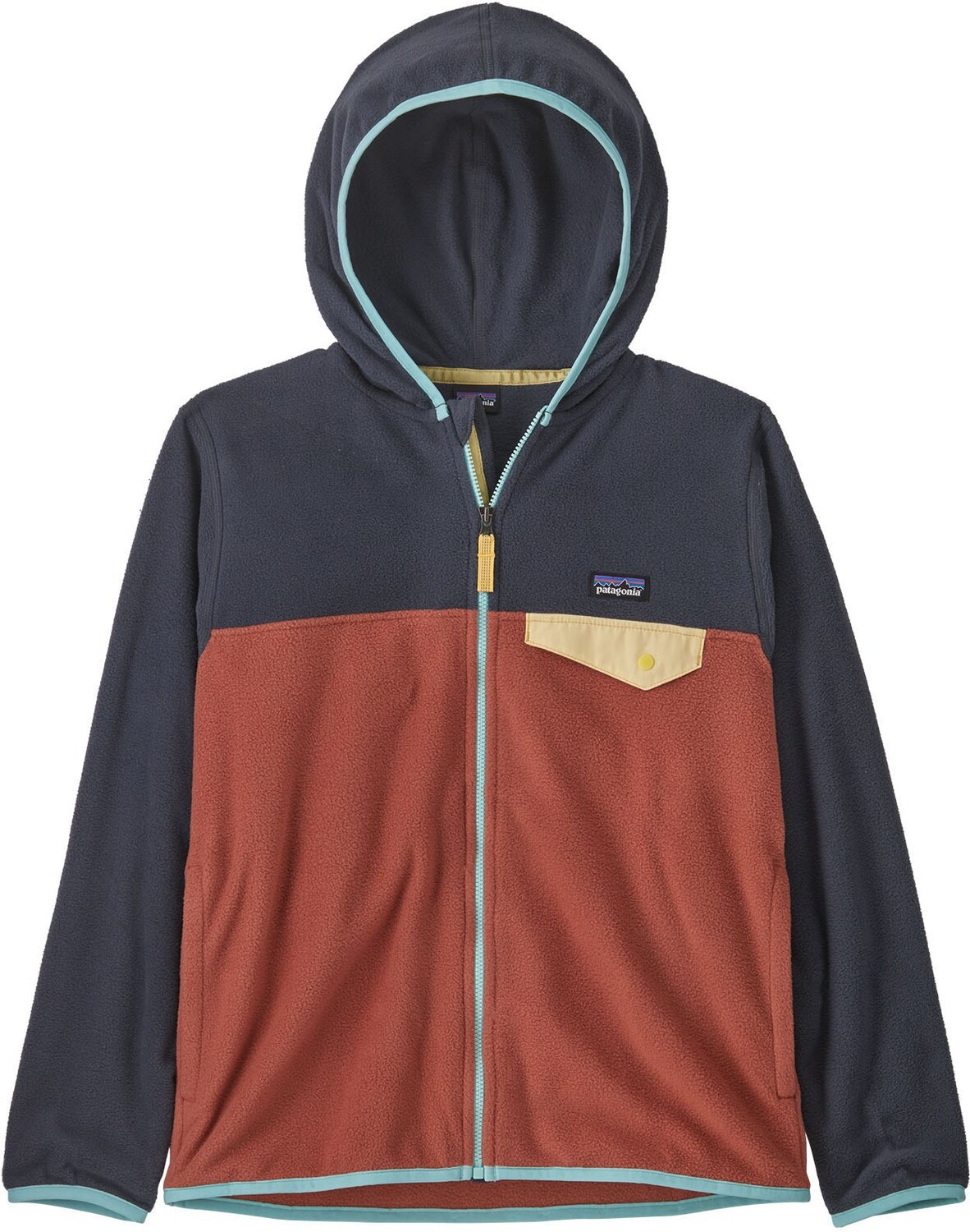 

Флисовая куртка Micro D Snap-T — детская Patagonia, красный