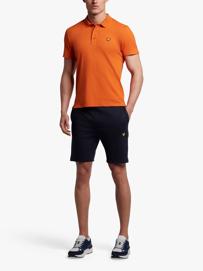 

Флисовые шорты Lyle & Scott, темно-синие
