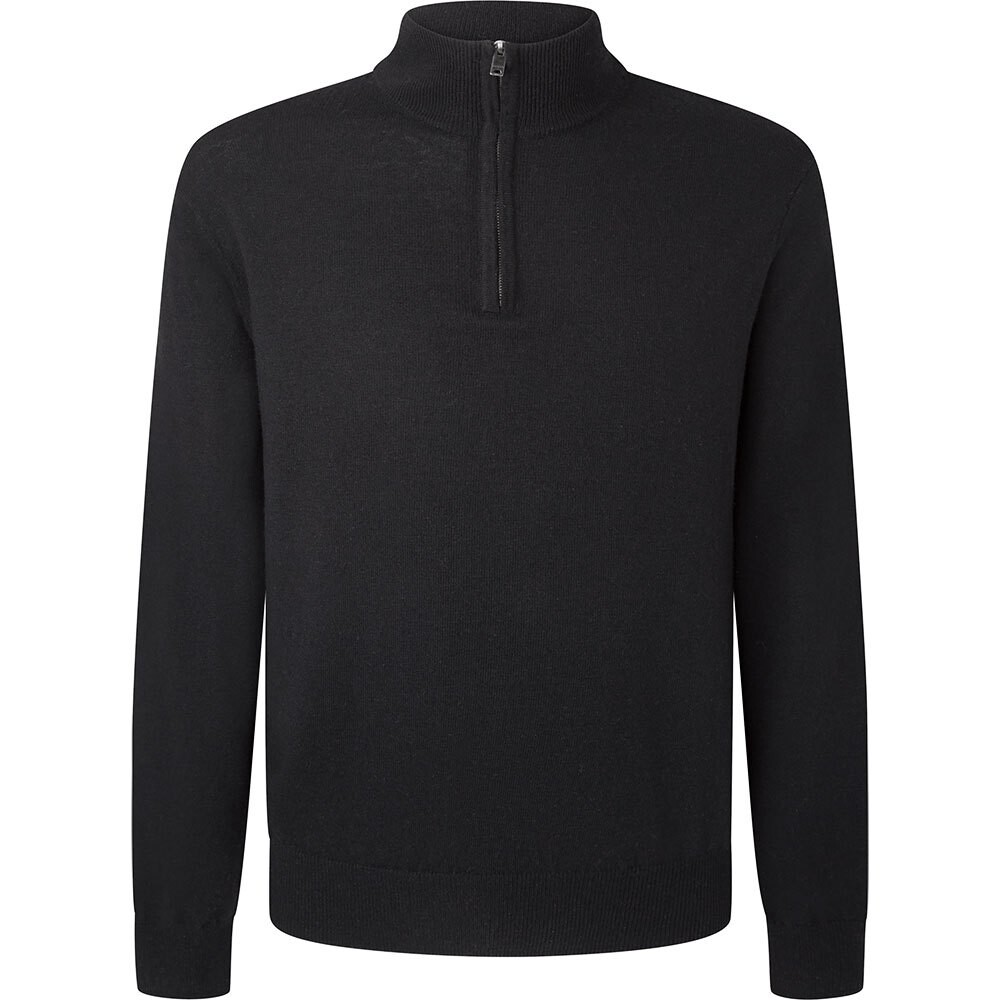 

Свитер Hackett Merino Cash Mix V Neck, черный