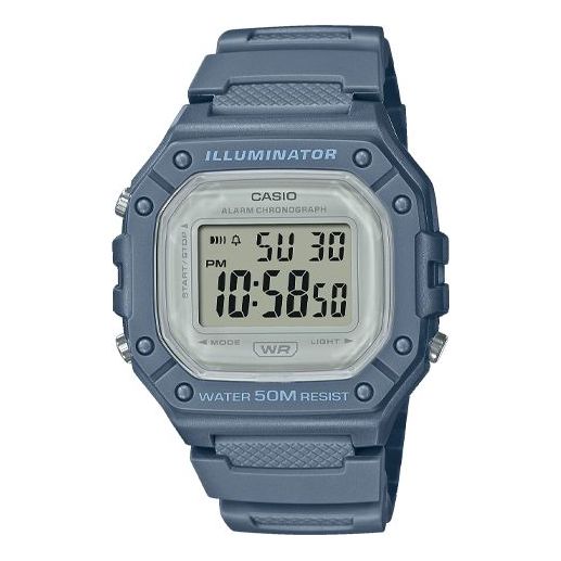 Часы Men's CASIO Fashion Stylish Sports 50m Waterproof Haze Blue Watch Mens Digital, мультиколор