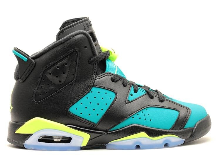 

Кроссовки AIR JORDAN 6 RETRO GG 'TURBO GREEN', черный