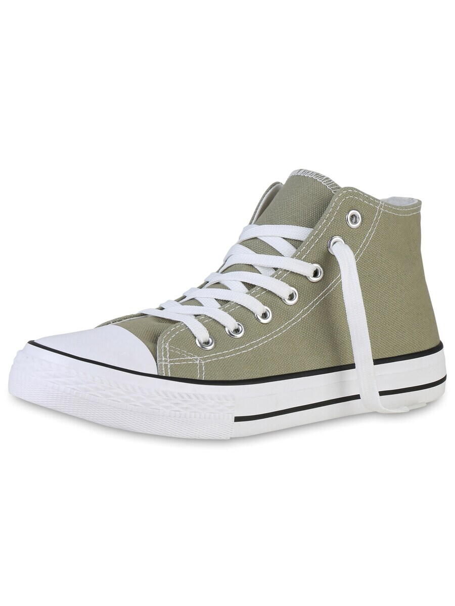 

Кроссовки Van Hill High-Top Sneakers Brittany, оливковый