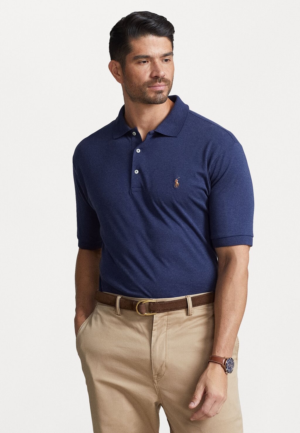 

Рубашка поло Polo Ralph Lauren Big & Tall, темно-синий