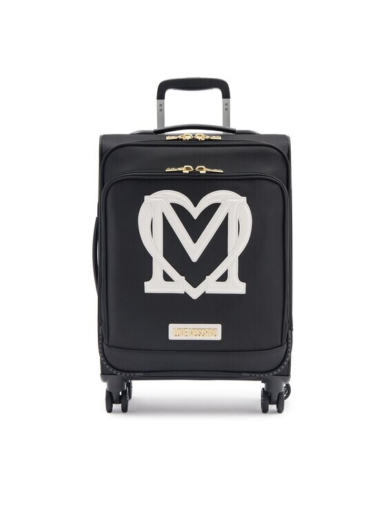 

Чемодан ручной клади Love Moschino, черный