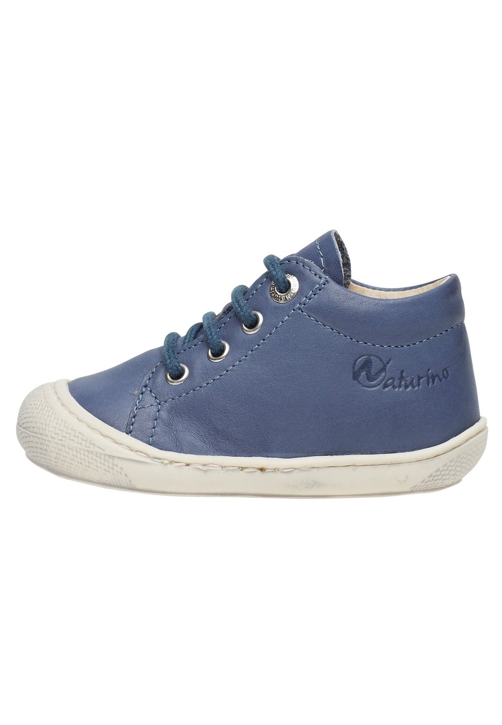 Спортивные туфли на шнуровке COCOON Naturino, цвет azure blue