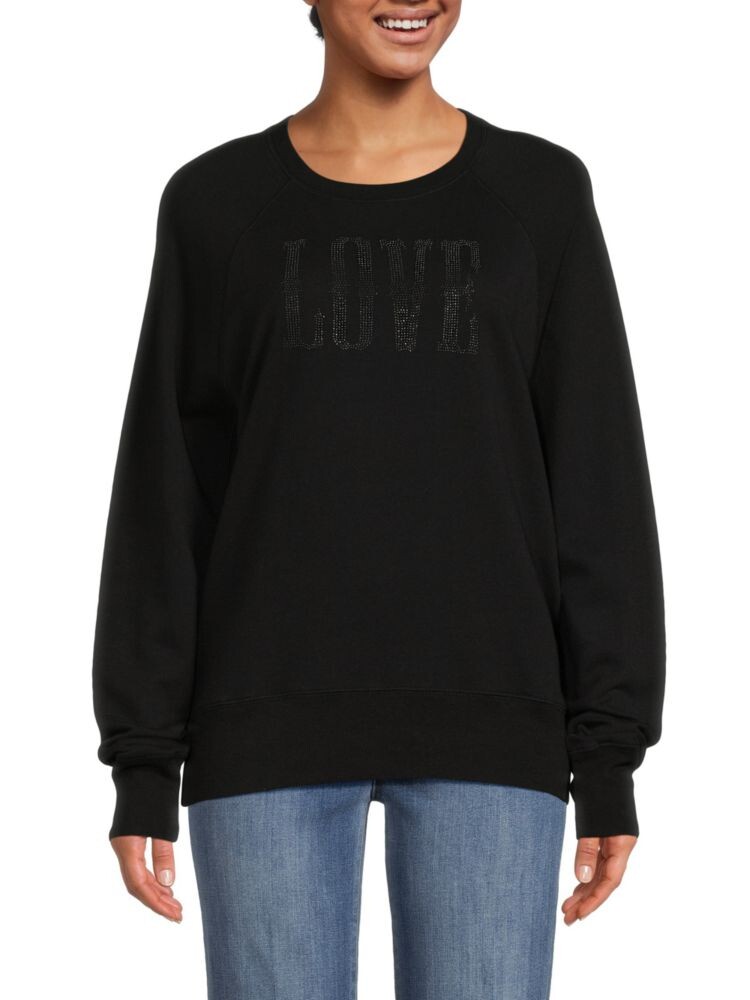 

Толстовка с рукавами реглан Love Zadig & Voltaire, цвет Noir