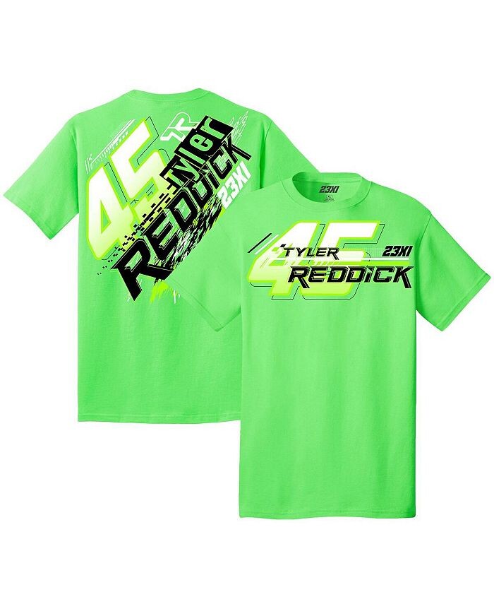 

Мужская неоново-зеленая футболка Tyler Reddick Xtreme 23xi Racing, зеленый