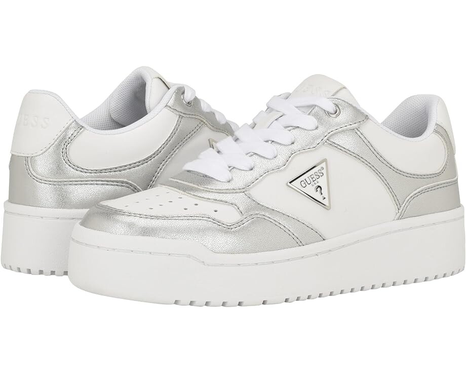 

Кроссовки GUESS Miram, цвет White/Silver Multi