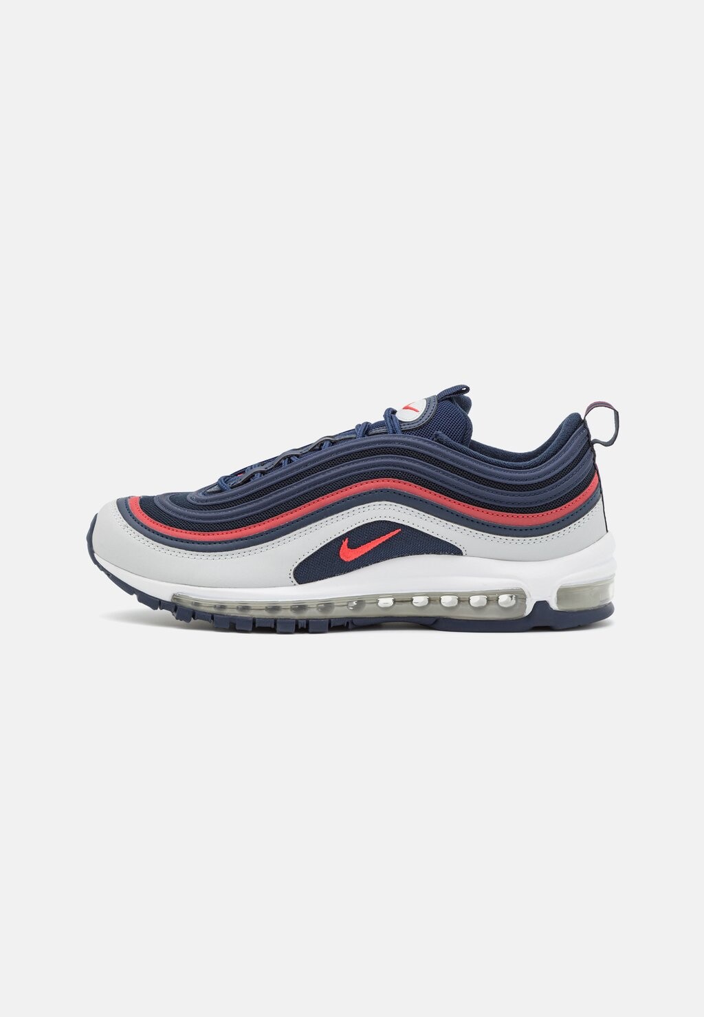 

Низкие кроссовки AIR MAX 97 Nike, темно-синий/трековый красный/обсидиан/фотонная пыль/белый