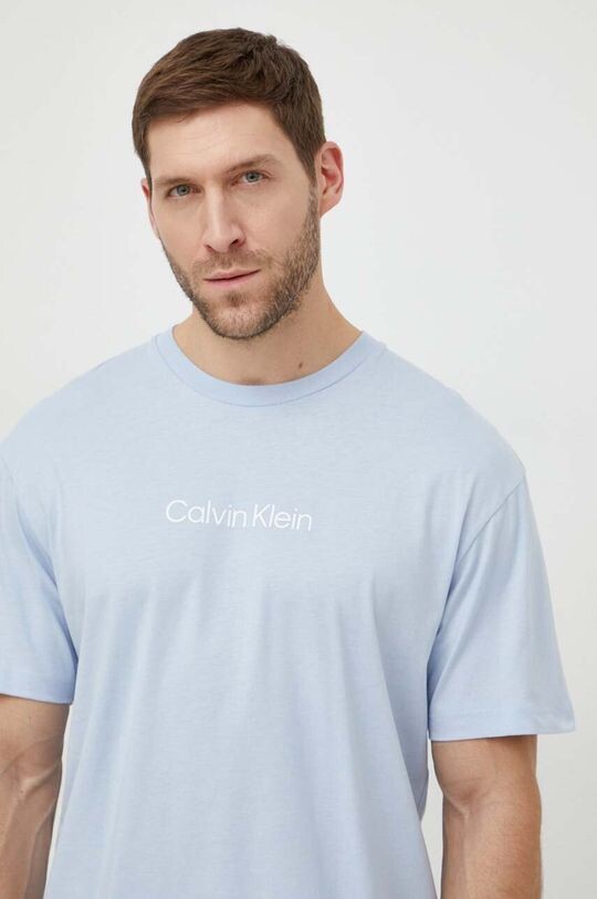 

Хлопковая футболка Calvin Klein, синий