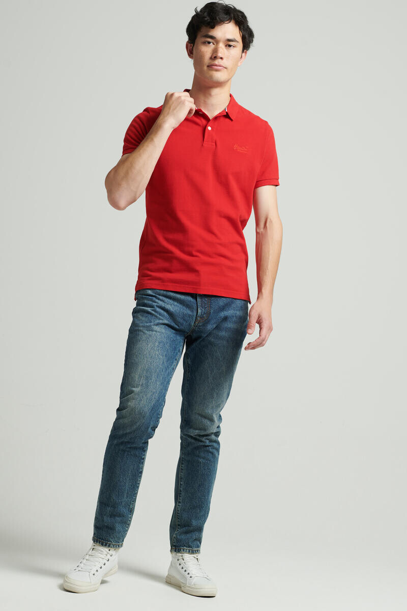 

Классическое поло из пике Superdry Superdry, красный