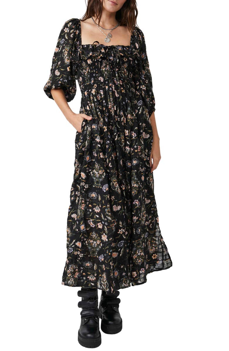 

Платье макси с принтом Oasis FREE PEOPLE